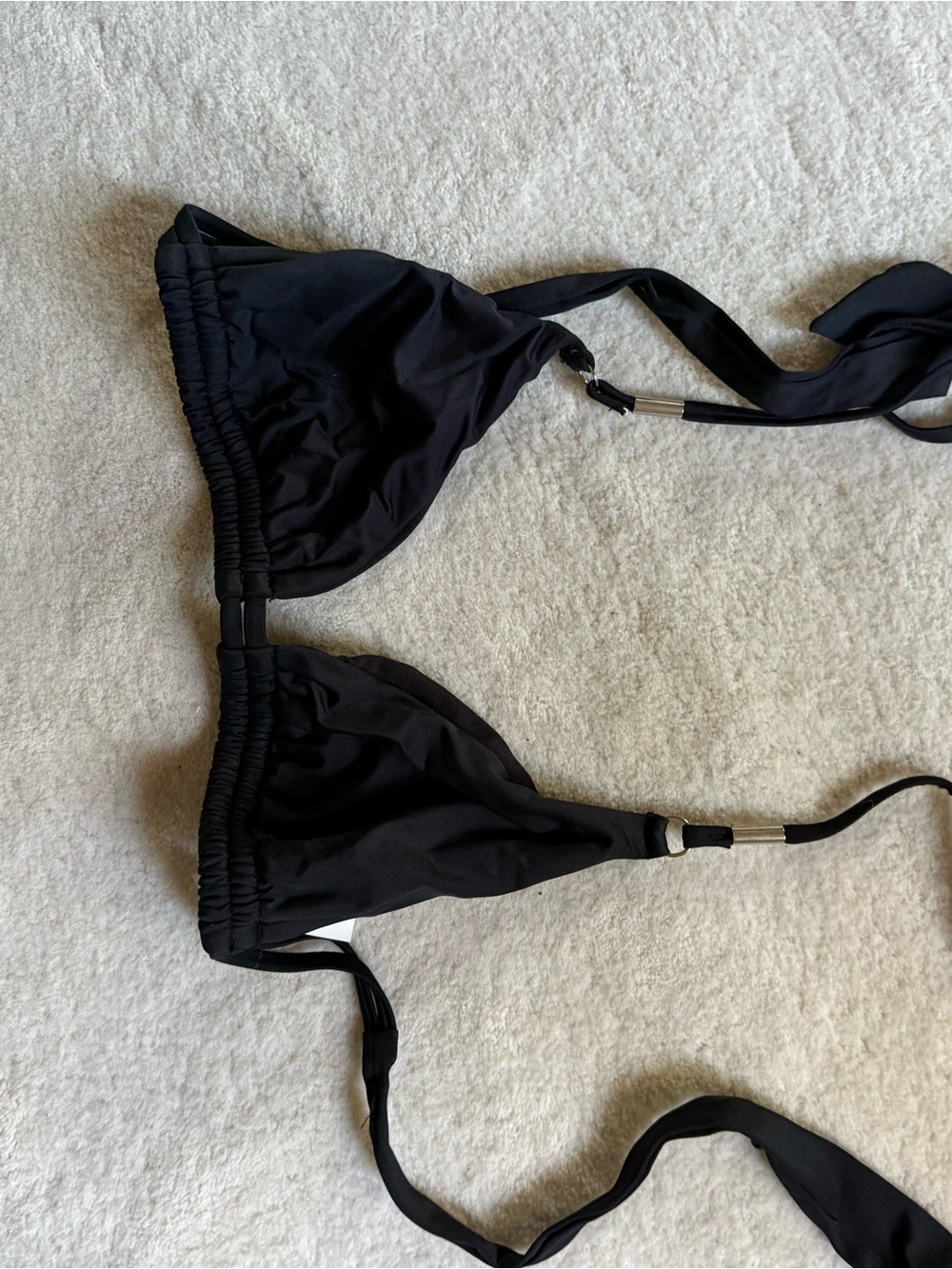 Venus Swim/Sports Illustrated Classic Black Triangle Bikini Top/2 Bottoms